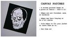 Back Patch Chucky child s Play Canvas Screen Print Horror Movie