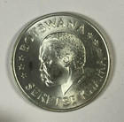 1966 Botswana 50 Cents Independence Commemorative Silver Coin Seretse Khama  1