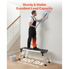 Uimoso Folding Aluminum Work Platform 35 8 X 12 2 In Step Stool 500 Lbs Capacity