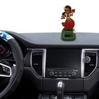 Solar Powered Dancing Hula Girl Swinging Bobble Toy For Car Home Decoration