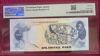 Philippines  2 Pesos Abl Marcos Laya Pmg Au 55 Epq Binary-rada Serial K100001
