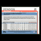 Anthony Rendon  242 2019 Topps Washington Nationals Baseball Card Mlb