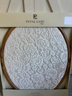 Petal Lane Lace Linen Memo Board Push Pin Board