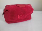 British Airways First Class Temperley London Red Velvet Amenity Makeup Wash Bag