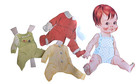 5 Sets Adorable Vintage Baby Paper Dolls_variety Of Sizes  Vintages_cut Out