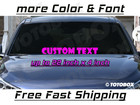 Custom Text Windshield Decal Your Text Door Window Decal
