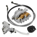 Front Brake Caliper Master Cylinder W hose For Honda Crf 250r Crf 450r 2004-2017