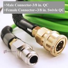 50ft 3600psi Replacement High Pressure Power Washer Hose-3 8  Swivel Qc Flexible