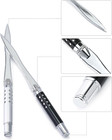 2 Pack Metal Letter Opener Ergonomic Envelope Slitter Paper Cutter Tool