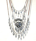 Medallion Dangle 3 Strand Necklace  5 26 To 29 Inch