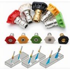 For 5x Pressure Washer Spray Nozzle Set Quick Connect 1 4  High Power Tips Us