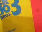 Super Mario Bros  3 Nintendo Nes Instruction Manual Booklet Only  y