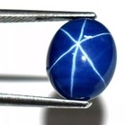 Natural 6 Buds Blue Star Sapphire 8-10 Ct Oval Shape  Loose Gemstone