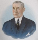 Circa 1915 Advertising Souvenir Plate Woodrow Wilson Attalla Furniture Alabama