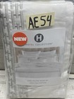 Hotel Collection Chain Link Embroidery Euro Sham White  Silver Set Of 2 New