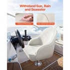 Boat Seat Captain Bucket Seat Fishing Pontoon Boat Seat Padding Chair White