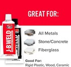 J-b Weld 8281 Professional Size Steel Reinforced Epoxy Twin Pack - 10 Oz  Grey