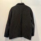 John Henry Mens Size  Xl Full Zip Charcoal Gray Wool Winter Coat Jacket