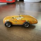 Marx Vintage 1937 Captain Marvel Wind-up Tin Litho Racer Car  2 Key