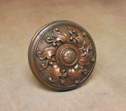 Antique Enoch Robinson Ornate Door Knob E-15410 Cast Brass Bronze 1875 Victorian