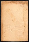 Blank Victorian Trade Card - Outdoor Home Scene Near Mountains - Floral