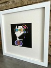Peter Max Original 60s Psychedelic Illustration Framed Card    Peter Max T