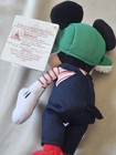 Disney Parks Mickey Mouse Christmas Holiday Mini Bean Bag Plush Doll Toy 9  Nwt