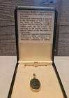 Irish Connemara Marble Green Marble Gold Tone Pendant With Original Box And Tag