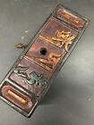 8 0 Inchs Excellent Large Tibetan Brass Hand Made Buddhist Artifact W wood Box