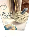 Macrame Pumpkin Craft Kit By Freeform Craft 6    X 6    White Pumpkin   new  