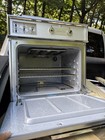 1960s General Electric Automatic Oven Stainless Steel  W  Clock  Barely Used 