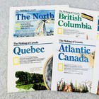 National Geographic The Making Of Canada Map Set Of 6 Vintage 1992-1997
