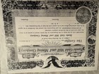 Banks Gold Mill And Mining Company Stock Certificate Held By Orville Waggoner 