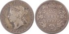 1894 Canada Silver Quarter Pcgs F-12 Rare Grade Lowball   population   1 
