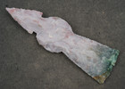 Tomahawk Head 5 1  Flint Spearhead Point Knife Tool Blade Arrowhead I-331