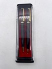 Ballpoint Pen   Pencil Gift Set Black Gold Trim Handheld Classic With Case
