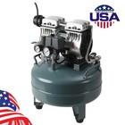 24l Dental Medical Oilless Silent Air Compressor 600w Oil Free Pressure Gauge 2