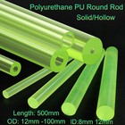Pu Polyurethane Round Strip Elastic Rubber Strip Solid hollow Elastic Rubber Rod