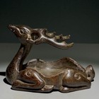 Sika Deer Shaped Pen Holder Desktop Decoration  The Four Treasures Of The Study