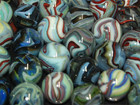 Large Lot 46  Jabo  Joker 2009 Rainbow Contract Marbles   86