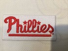 Philadelphia Phillies    Vintage Embroidered Iron On Patch 3    X 1 5    Mlb Private