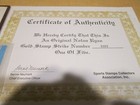 Nolan Ryan Signed First Day Cover 23k Stamp  3357 Of 5000 Made sheet Mlb Stamps