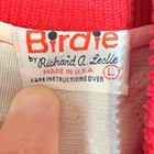 Birdie By Richard Leslie Cardinals Bomber Jacket Vintage Snap Front L  Nfl 