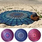 Boho Tapestry Large Wall Hanging Mandala Hippie Throw Beach Yoga Towel Mat Round