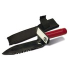 Lesche Digging Tool   Sod Cutter Left Side Serrated Blade With Free Sheath
