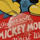 1934 Mickey Mouse Ingersoll Watch Rare  Nice With Box Not Working Parts Repair