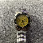 Bulova Caravelle Chronograph Date  Dial Metal Bracelet Yellow Dial
