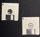 Lot  2  Apple Floppy Disks Macintosh Utilities Version 6 0 3 Orig Owner Untested