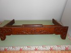 Vintage Ornate Singer Treadle Sewing Machine Cabinet Center Drawer