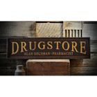 Custom Drugstore Pharmacist Sign - Rustic Hand Made Vintage Wooden
